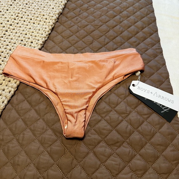 NWT Boys + Arrows Raz Bikini Bottoms Blush & Bashful S or L - Picture 3 of 11